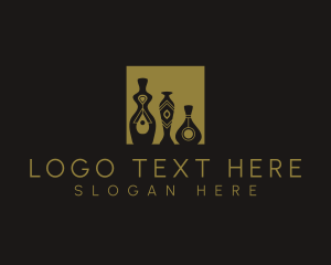 Ceramic - Vase Pottery Furniture logo design