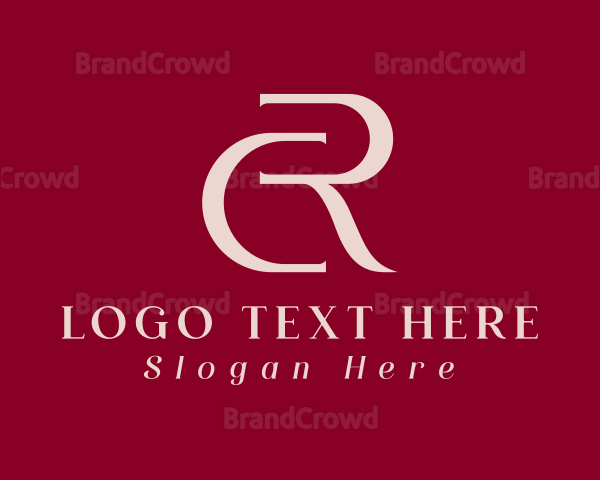 Fashion Letter CR Monogram Logo