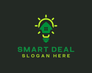 Light Bulb Home Lighting logo design