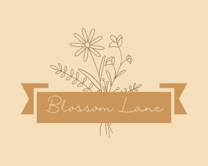 Bouquet - Flower Bouquet Craft logo design