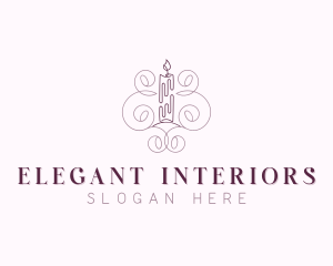 Decor Candle Spa logo design