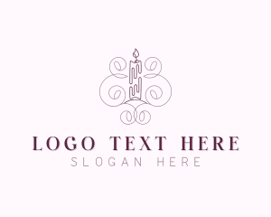 Decor - Decor Candle Spa logo design