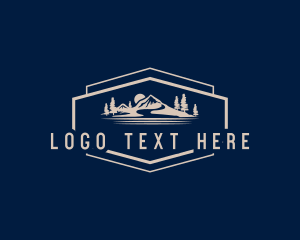 Mountain - Outdoor Travel Adventure logo design