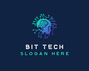 Data Tech Intelligence logo design