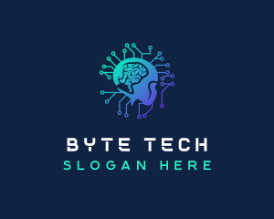 Data Tech Intelligence logo design