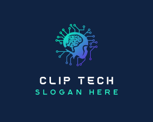 Data Tech Intelligence logo design