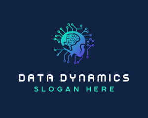 Data Tech Intelligence logo design