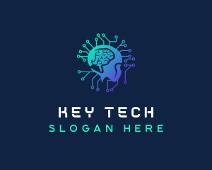 Data Tech Intelligence logo design