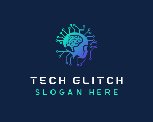 Data Tech Intelligence logo design