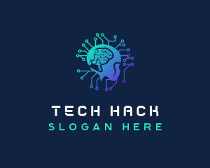 Data Tech Intelligence logo design