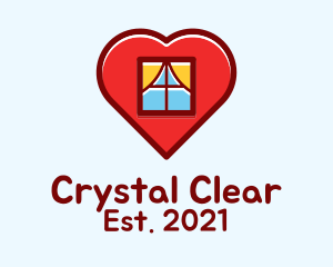 Window Cleaning - Lovely Window Curtain logo design