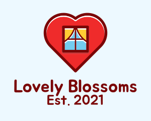 Lovely - Lovely Window Curtain logo design