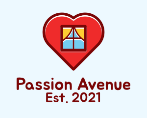 Passion - Lovely Window Curtain logo design