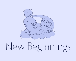 Birth - Toddler Boy Bedtime logo design