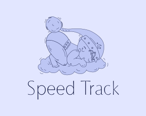 Baby Boutique - Toddler Boy Bedtime logo design