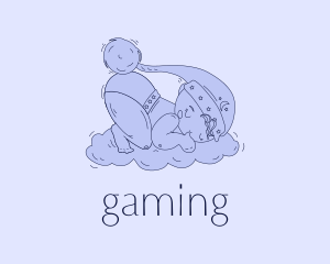 Parenting - Toddler Boy Bedtime logo design