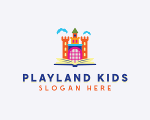 Daycare Castle Storytelling logo design