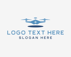 Videographer - Aerial Drone Photography Gadget logo design