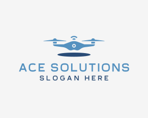 Aerial Drone Photography Gadget Logo