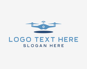 Surveillance - Aerial Drone Photography Gadget logo design