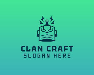 Clan - Robot Avatar Clan logo design