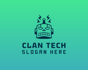 Clan - Robot Avatar Clan logo design