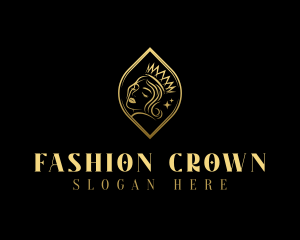 Beauty Crown Princess logo design