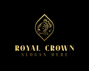 Beauty Crown Princess logo design