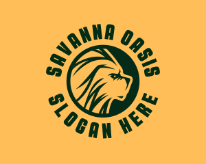 Savanna - Wild Lion Safari logo design