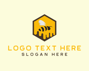 Organic - Bee Hive Honey logo design