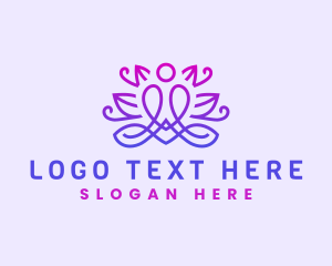 Lifestyle - Yoga Lotus Wellness logo design