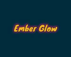 Comic Playful Glowing logo design