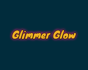 Comic Playful Glowing logo design