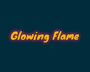 Comic Playful Glowing logo design