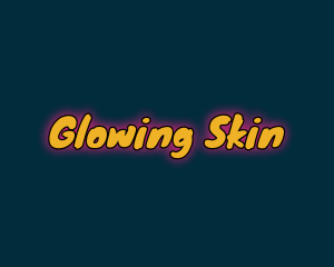 Comic Playful Glowing logo design