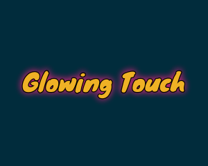 Comic Playful Glowing logo design