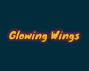 Comic Playful Glowing logo design