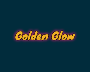 Comic Playful Glowing logo design