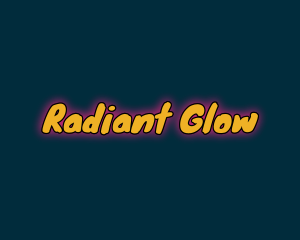 Comic Playful Glowing logo design