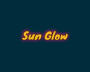 Comic Playful Glowing logo design