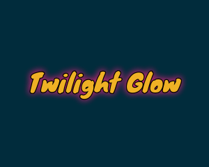 Comic Playful Glowing logo design