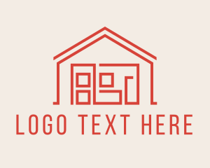 Storage House - Cargo Storage Facility logo design