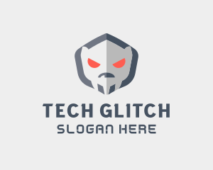 Robot Cyborg Tech  logo design