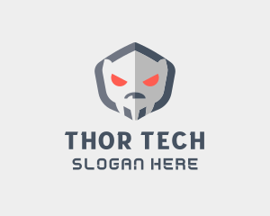 Robot Cyborg Tech  logo design