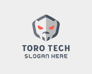 Robot Cyborg Tech  logo design