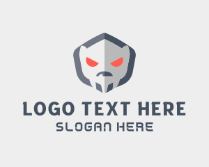 Robot Mascot - Robot Cyborg Tech logo design