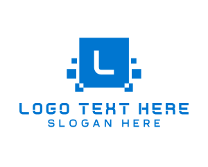 Pixelated - Digital Pixel Programming logo design