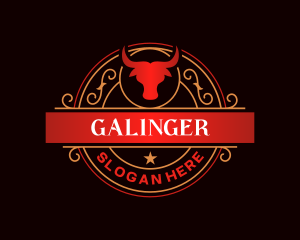 Dining - Luxury Bull Restaurant logo design