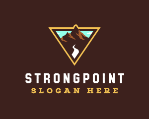 Mountain Forest Hiking Logo