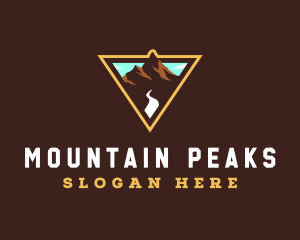 Himalayas - Mountain Forest Hiking logo design